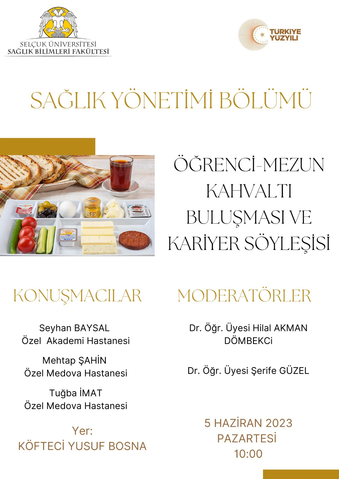 05.06.2023 Kariyer Söyleşisi 3 ve Kahvaltı Etkinliği 